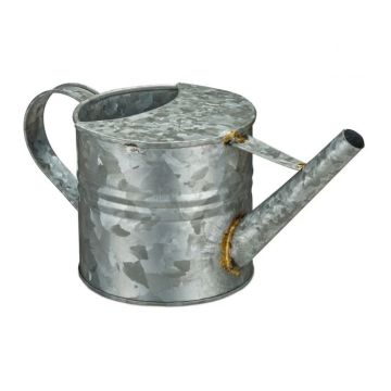 Лейка 14х28,5х13см, 1,3л., цвет серебро.