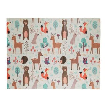 Игровой коврик 1x195x150см., белый/красный/зеленый