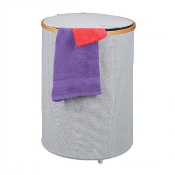Pesukorv 60x45x45cm, 75L., hall/helepruun