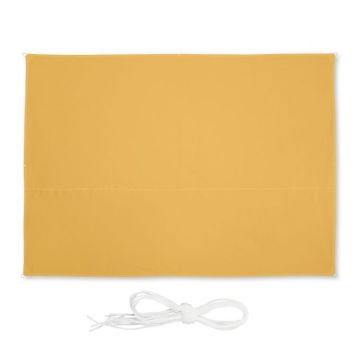 Päikesepoolne ristkülikukujuline markiis 350x250cm., kollast värvi