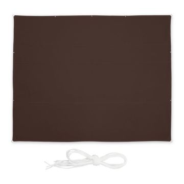 Päikesepoolne ristkülikukujuline markiis 600x500cm., pruuni värvi