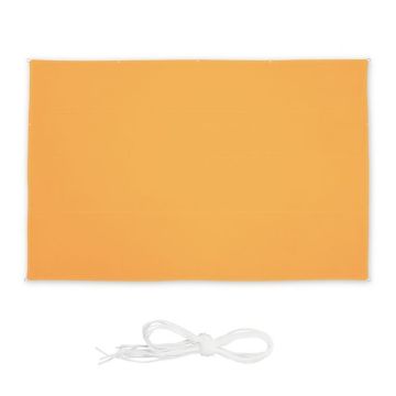 Päikesepoolne ristkülikukujuline markiis 700x500cm., kollast värvi