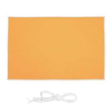 Päikesepoolne ristkülikukujuline markiis 600x400cm., kollast värvi