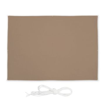 Päikesepoolne ristkülikukujuline markiis 350x250cm., pruuni värvi
