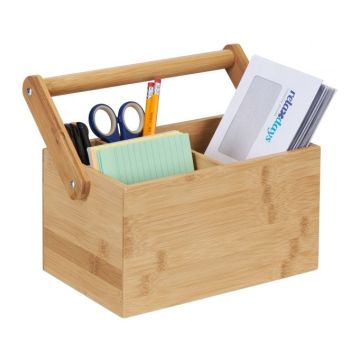 Kirjutusvahendite organiseerija 24x26x15 cm., helepruuni värvi