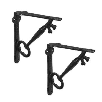 Komplektis 2 seinapotihoidjat 14,5x4x14,5cm., must värv