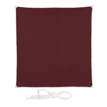 Päikesepoolne kandiline markiis 250x250cm., tumepunast värvi