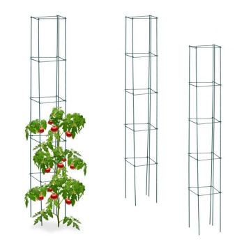 Komplektis 3 aiagrilli "Tower" 150x20x20cm., tumeroheline