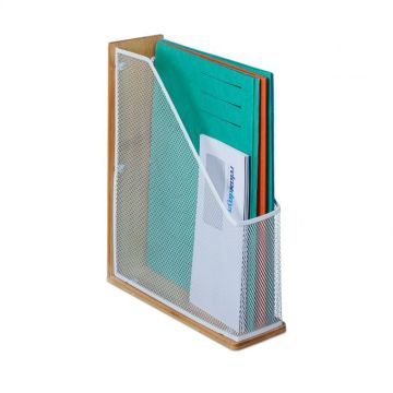 Dokumendialus 33x9x26,5 cm., helepruun/valge