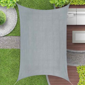 Päikesest ristkülikukujuline markiis 400x300cm., halli värvi