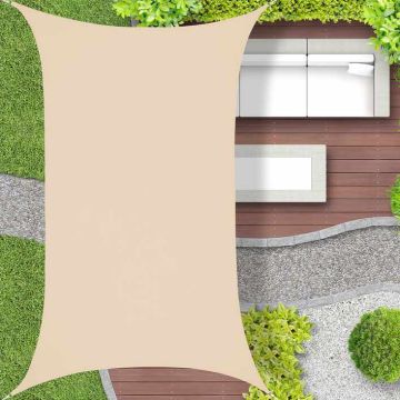 Päikesepoolne ristkülikukujuline markiis 400x300cm., beež värv
