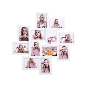 Фоторамка коллаж 12 фотографий Белый