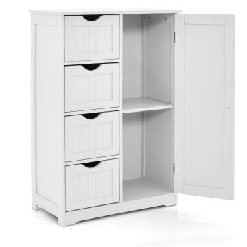 Vannitoakapp 56x30x82cm, valge värv