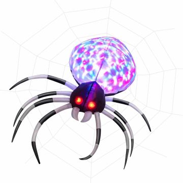 Täispuhutav LED Halloween ämblik 93x105x34cm, erinevates värvides