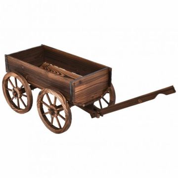 Поднятая грядка 120x43x53,5см, коричневого цвета