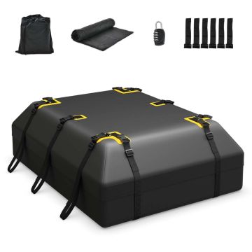 Багажник на крышу 130x100x44 см, черный.