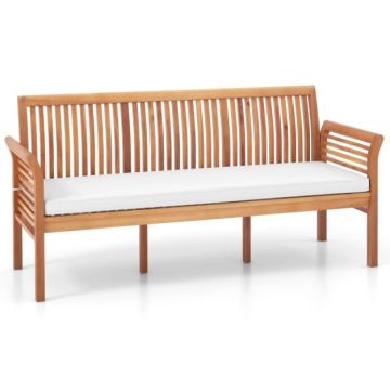 Aiatool 159x59x77cm, helepruun/valge värv