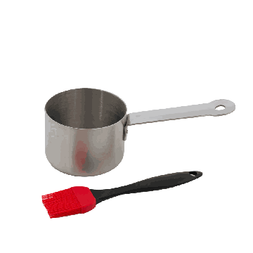 Kastmekann koos pintsliga Barbecook BC-ACC-7211, 10,5 × 7,5 × 23 cm