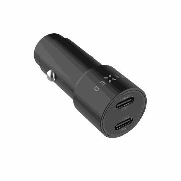 Autolaadija Fixed Dual USB-C Car Charger, 65W, PD 3.0, 2 USB-C-pistikut