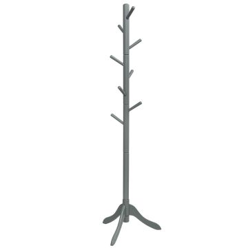Вешалка для одежды 50x50x175см, серого цвета