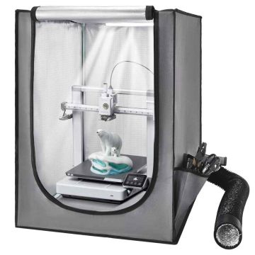 3D-printeri kate VEVOR S0003, ventilatsiooni ja LED-valgustusega, 550 × 650 × 750 mm