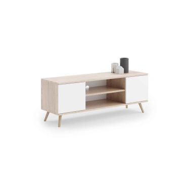 TV-laud Focus RTV 155x50x40 cm, beež / valge