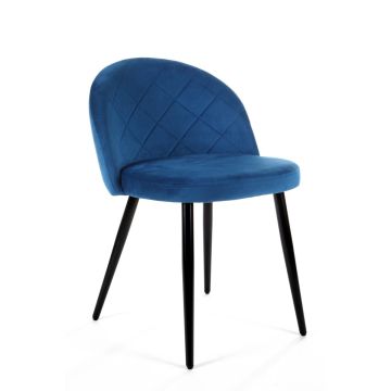 Skandinaavia stiilis toolide komplekt SJ.077, tumesinine, 4 tk