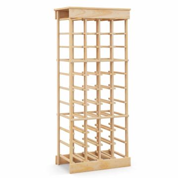 Винная стойка 46,5x27,5x113 см., светло-коричневая