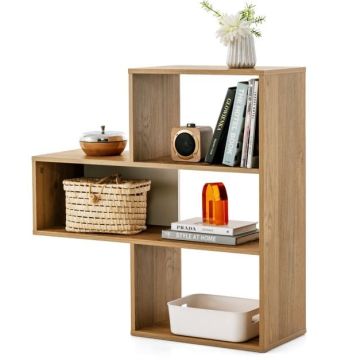 Vaba seisev riiul 84x29,5x83,5 cm, heledpruun värv