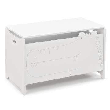 Mänguasjade kast 60x33x37,5cm, valge värv