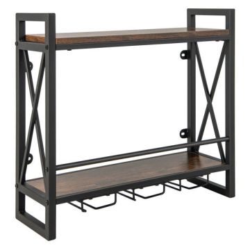Veiniriiul 60x20x55cm, pruunid/mustad värvid