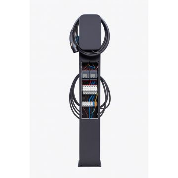 Elektriauto laadimisjaama tugipost VOOL Pro Pole, 220 × 250 × 1550 mm