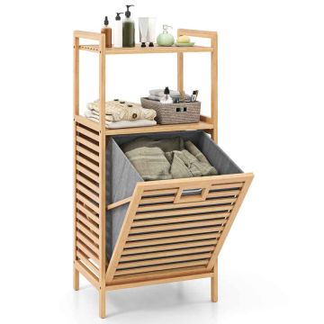 Pesukorv 43,5x33x96cm, helepruun värv