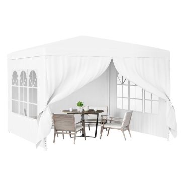 Paviljon 300x300x255cm, valge