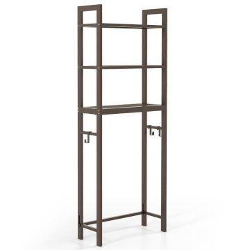 Vannitoa riiul 63x26,5x170cm, pruuni värvi