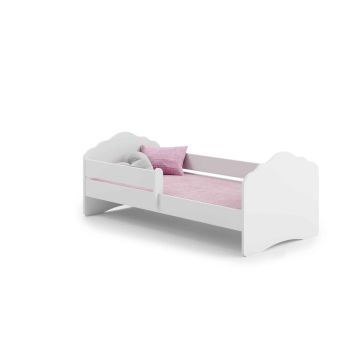Детская кровать Fala с матрасом и защитным бортиком 164 см x 85 см x 63 см