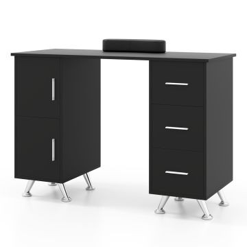 Стол для маникюра 108x45x76см, черного цвета