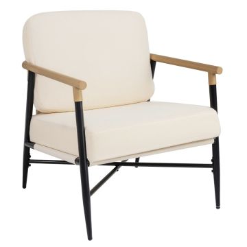 Accent chair, 2 cushions, Sand, 73 × 67 × 66 cm