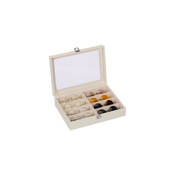 Prillide hoiukarp „Relaxdays“, 8 paarile, 33,5 × 8,5 × 24,5 cm
