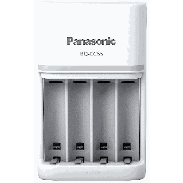 Akulaadija Panasonic ENELOOP BQ-CC55E, 4 akule