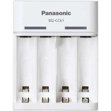 Akulaadija Panasonic ENELOOP BQ-CC61USB, 4 akule