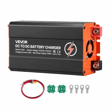 Akulaadija VEVOR C40A, 40 A, 520 W, 25 × 12 × 15 cm