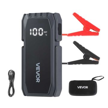 Aku käivitusseade VEVOR CP-F78, 1500 A, 12,5 × 22,5 × 10,5 cm