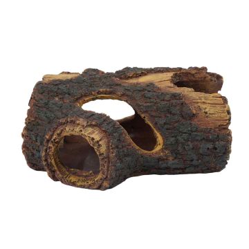 Akvaariumikaunistus Relaxdays, Puutüvekujuline, 13,5 × 5,5 × 9 cm
