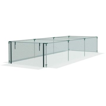 Aia turvavõrk Outsunny 125x373x62.5cm., roheline