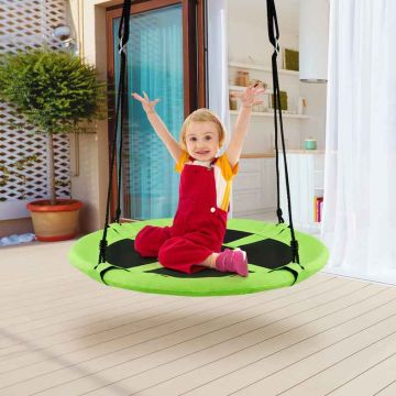 Round swing "Crow's Nest", adjustable, Green