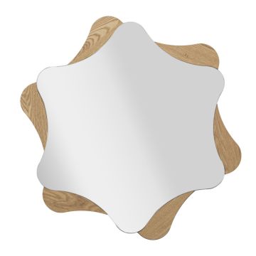 Ümmargune STAR seinapeegel, Ø 80 × 1 cm