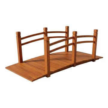 Kaarekujuline aiasild Relaxdays, käsipuudega, 171,5 × 58 × 75 cm