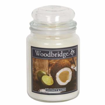 Ароматическая свеча Woodbridge, Coconut & Lime, Ø 10 × 17 см
