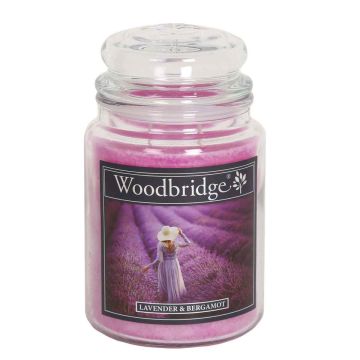 Ароматическая свеча Woodbridge, Lavender & Bergamot, Ø 10 × 17 см